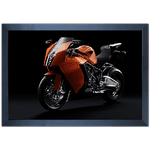 Moto 13 - Quadro com Moldura - Preto, Marrom, Rústico ou Branco