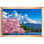 Paisagem 01 - Quadro com Moldura - Preto, Marrom, Rústico ou Branco