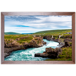 Paisagem 02 - Quadro com Moldura - Preto, Marrom, Rústico ou Branco