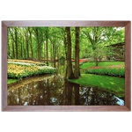 Paisagem 04 - Quadro com Moldura - Preto, Marrom, Rústico ou Branco