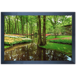 Paisagem 04 - Quadro com Moldura - Preto, Marrom, Rústico ou Branco