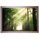 Paisagem 05 - Quadro com Moldura - Preto, Marrom, Rústico ou Branco