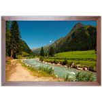 Paisagem 09 - Quadro com Moldura - Preto, Marrom, Rústico ou Branco