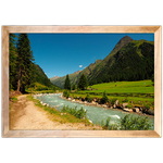 Paisagem 09 - Quadro com Moldura - Preto, Marrom, Rústico ou Branco