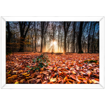 Paisagem 10 - Quadro com Moldura - Preto, Marrom, Rústico ou Branco