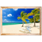 Praia 12 - Quadro com Moldura - Preto, Marrom, Rústico ou Branco