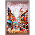 Pintura 01 - Quadro com Moldura - Preto, Marrom, Rústico ou Branco