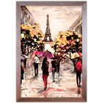 Pintura 04 - Quadro com Moldura - Preto, Marrom, Rústico ou Branco