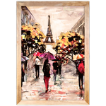 Pintura 04 - Quadro com Moldura - Preto, Marrom, Rústico ou Branco