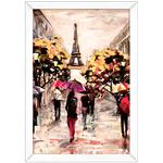 Pintura 04 - Quadro com Moldura - Preto, Marrom, Rústico ou Branco