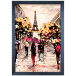 Pintura 04 - Quadro com Moldura - Preto, Marrom, Rústico ou Branco