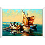 Pintura 05 - Quadro com Moldura - Preto, Marrom, Rústico ou Branco