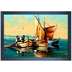 Pintura 05 - Quadro com Moldura - Preto, Marrom, Rústico ou Branco