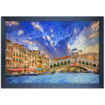 Pintura 06 - Quadro com Moldura - Preto, Marrom, Rústico ou Branco