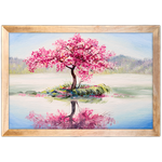 Pintura 07 - Quadro com Moldura - Preto, Marrom, Rústico ou Branco