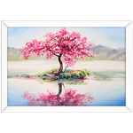 Pintura 07 - Quadro com Moldura - Preto, Marrom, Rústico ou Branco