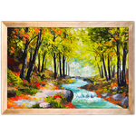 Pintura 08 - Quadro com Moldura - Preto, Marrom, Rústico ou Branco