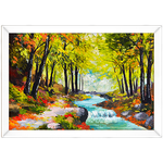 Pintura 08 - Quadro com Moldura - Preto, Marrom, Rústico ou Branco