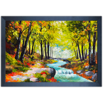 Pintura 08 - Quadro com Moldura - Preto, Marrom, Rústico ou Branco