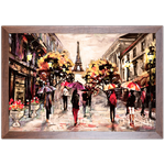 Pintura 09 - Quadro com Moldura - Preto, Marrom, Rústico ou Branco