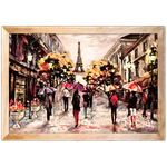 Pintura 09 - Quadro com Moldura - Preto, Marrom, Rústico ou Branco