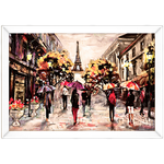 Pintura 09 - Quadro com Moldura - Preto, Marrom, Rústico ou Branco