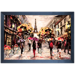 Pintura 09 - Quadro com Moldura - Preto, Marrom, Rústico ou Branco