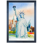 Pintura 12 - Quadro com Moldura - Preto, Marrom, Rústico ou Branco