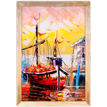 Pintura 13 - Quadro com Moldura - Preto, Marrom, Rústico ou Branco