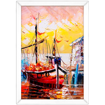 Pintura 13 - Quadro com Moldura - Preto, Marrom, Rústico ou Branco