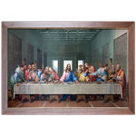 Religioso 03 - Quadro com Moldura - Preto, Marrom, Rústico ou Branco