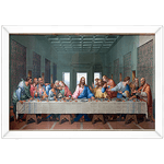 Religioso 03 - Quadro com Moldura - Preto, Marrom, Rústico ou Branco