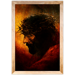 Religioso 10 - Quadro com Moldura - Preto, Marrom, Rústico ou Branco