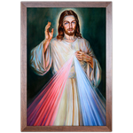 Religioso 11 - Quadro com Moldura - Preto, Marrom, Rústico ou Branco