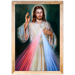 Religioso 11 - Quadro com Moldura - Preto, Marrom, Rústico ou Branco