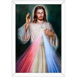 Religioso 11 - Quadro com Moldura - Preto, Marrom, Rústico ou Branco