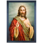 Religioso 12 - Quadro com Moldura - Preto, Marrom, Rústico ou Branco 