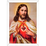 Religioso 13 - Quadro com Moldura - Preto, Marrom, Rústico ou Branco