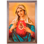 Religioso 14 - Quadro com Moldura - Preto, Marrom, Rústico ou Branco