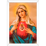 Religioso 14 - Quadro com Moldura - Preto, Marrom, Rústico ou Branco