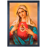 Religioso 14 - Quadro com Moldura - Preto, Marrom, Rústico ou Branco