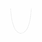 Corrente 3x1 1mm 50cm Prata 925