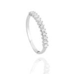Anel Aparador Cristal Liz Prata 925