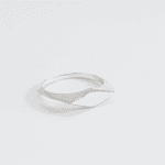 Anel Losango Liso Prata 925