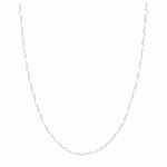 Corrente 3x1 1mm 45cm Prata 925