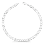 Pulseira Masculina Elos Grumet 4,5mm Prata 925