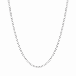 Corrente Masculina Grumet 3mm 70cm Prata 925