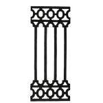 Grade de Ferro Fundido Romana 35X82 cm
