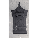 Caixa de Correio Pombo Grande em Ferro Fundido Sem Pé 70x36x21 cm