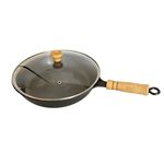 Frigideira Antiaderente com Espátula 24 cm e Tampa de Vidro
